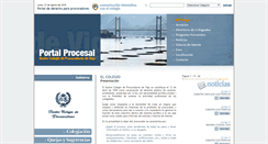 Desktop Screenshot of portalprocesal.com